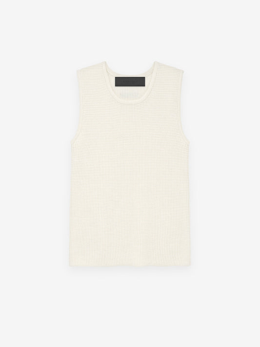 Womens Waffle Tank