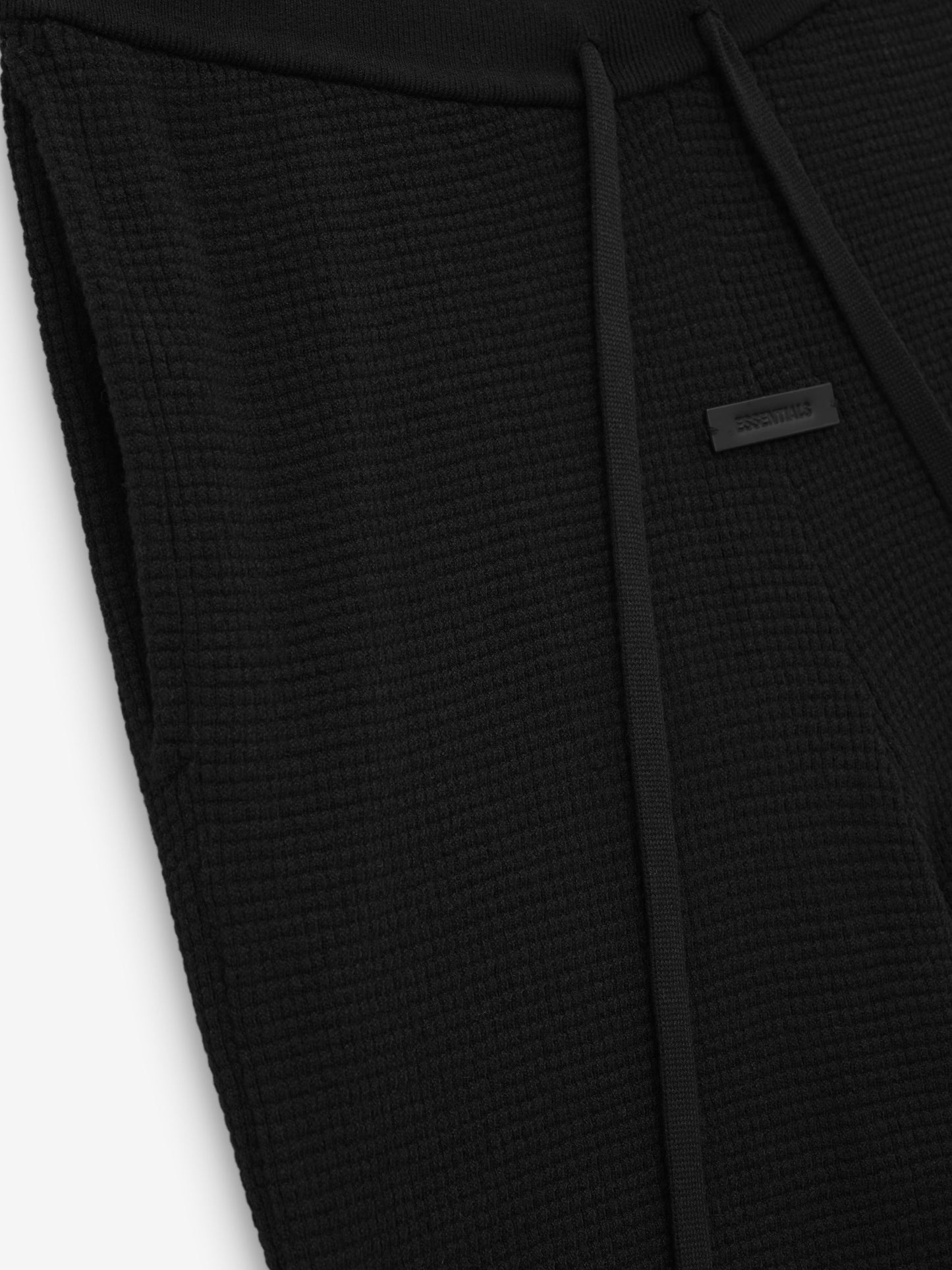 Womens Waffle Fitted Sweatpant