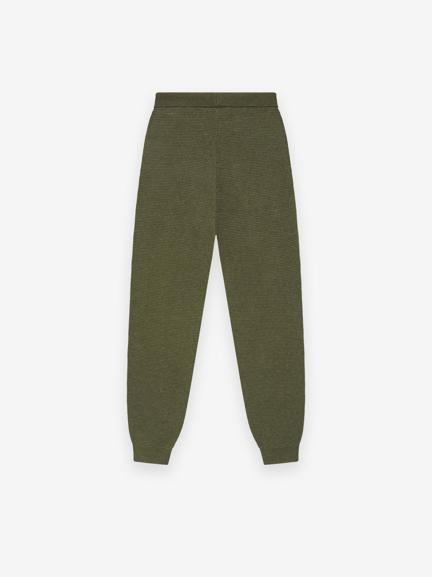 Womens Waffle Fitted Sweatpant