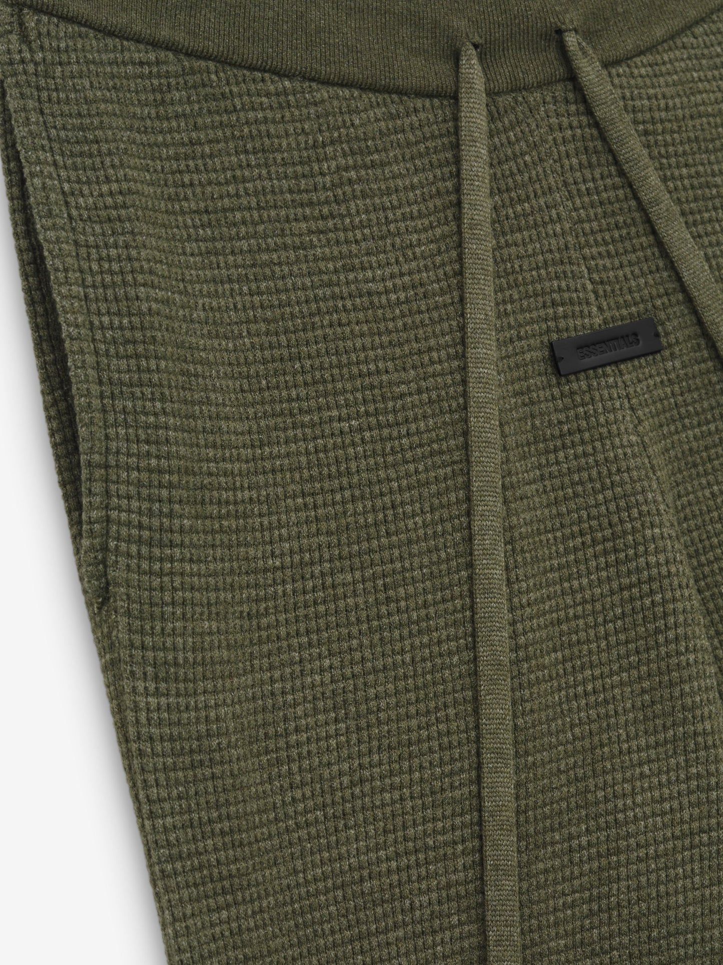 Womens Waffle Fitted Sweatpant