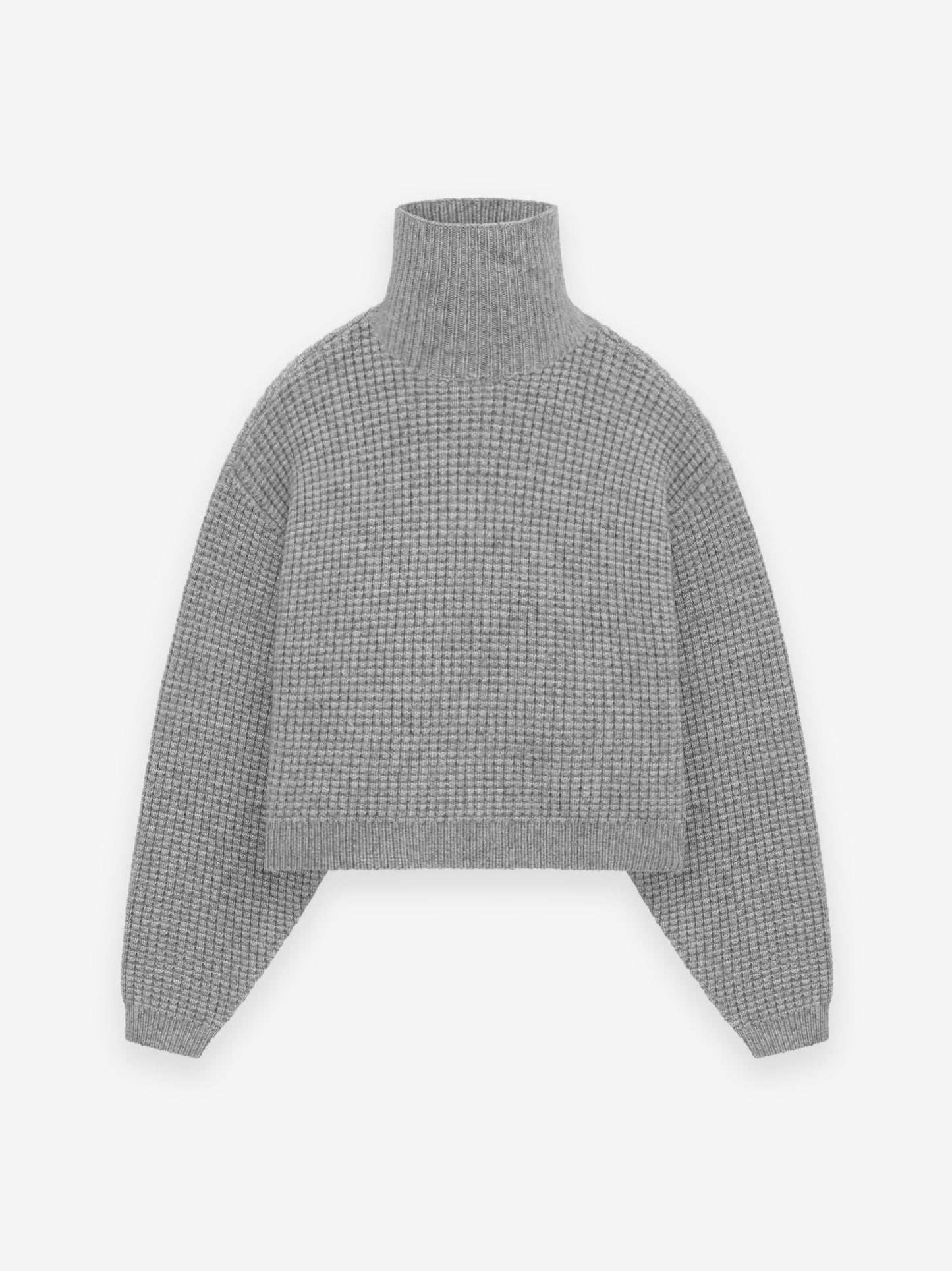 Womens Waffle Turtleneck