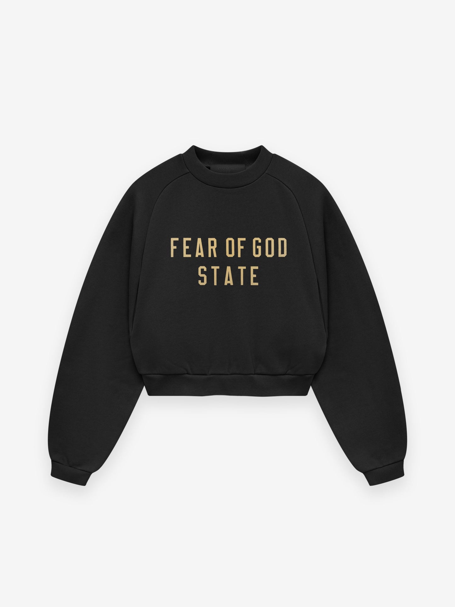Womens Fleece Cropped Crewneck