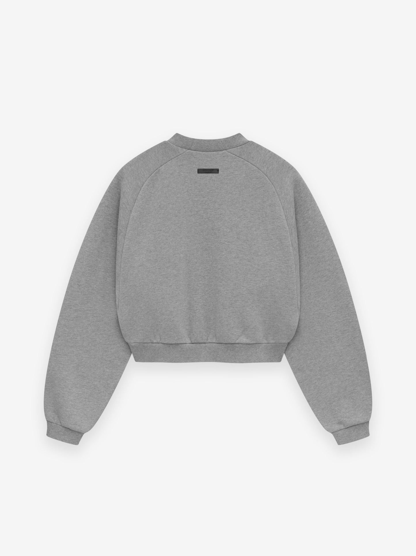 Womens Fleece Cropped Crewneck