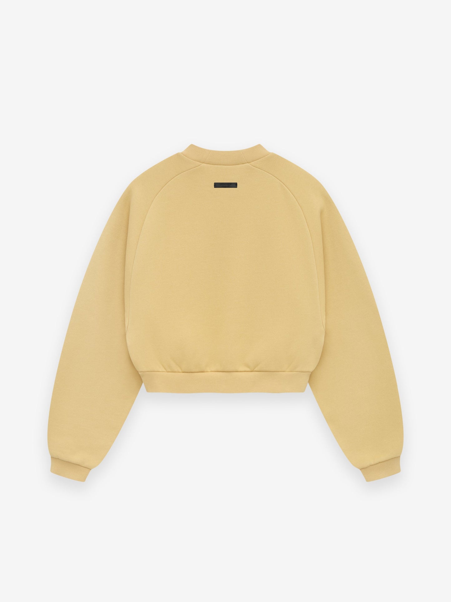 Womens Fleece Cropped Crewneck