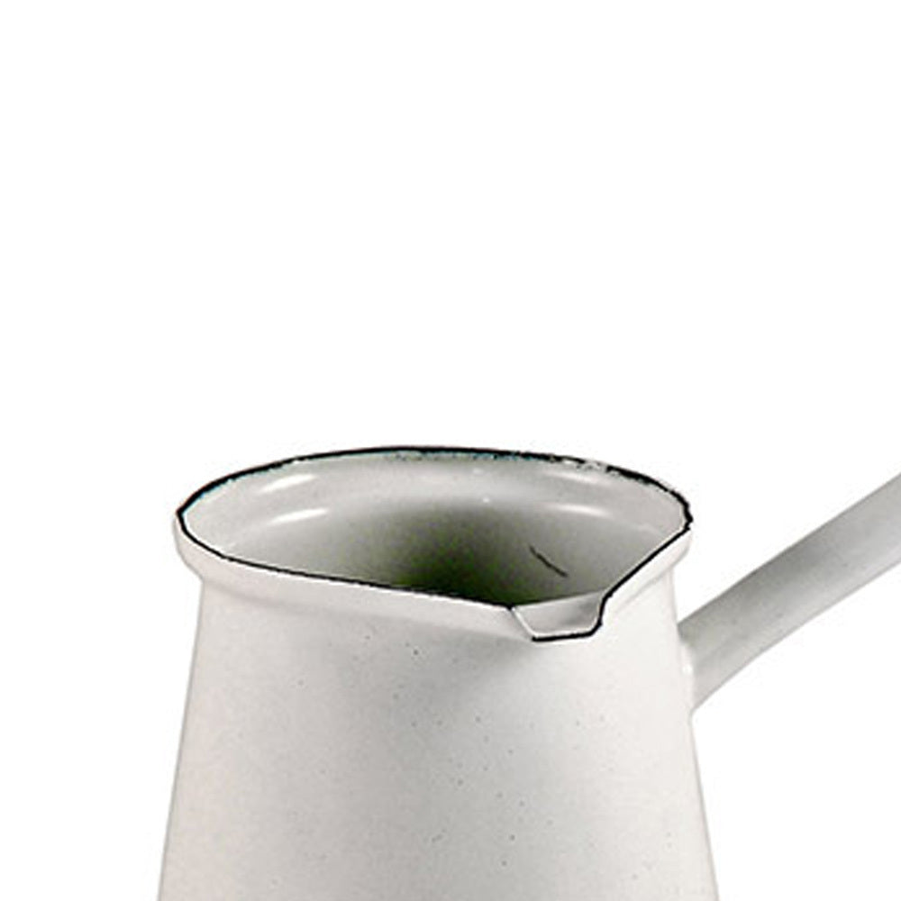 Urban Style 250ml Enamelware Turkish 5 Coffee Pot (White)