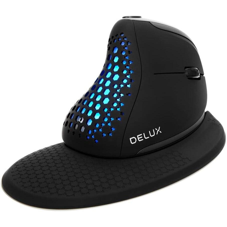 Delux M618XSD Seeker Ergonomic Vertical Mouse