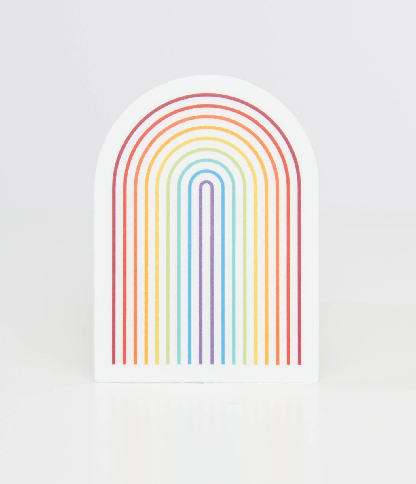 1970s Retro Rainbow Vinyl Sticker