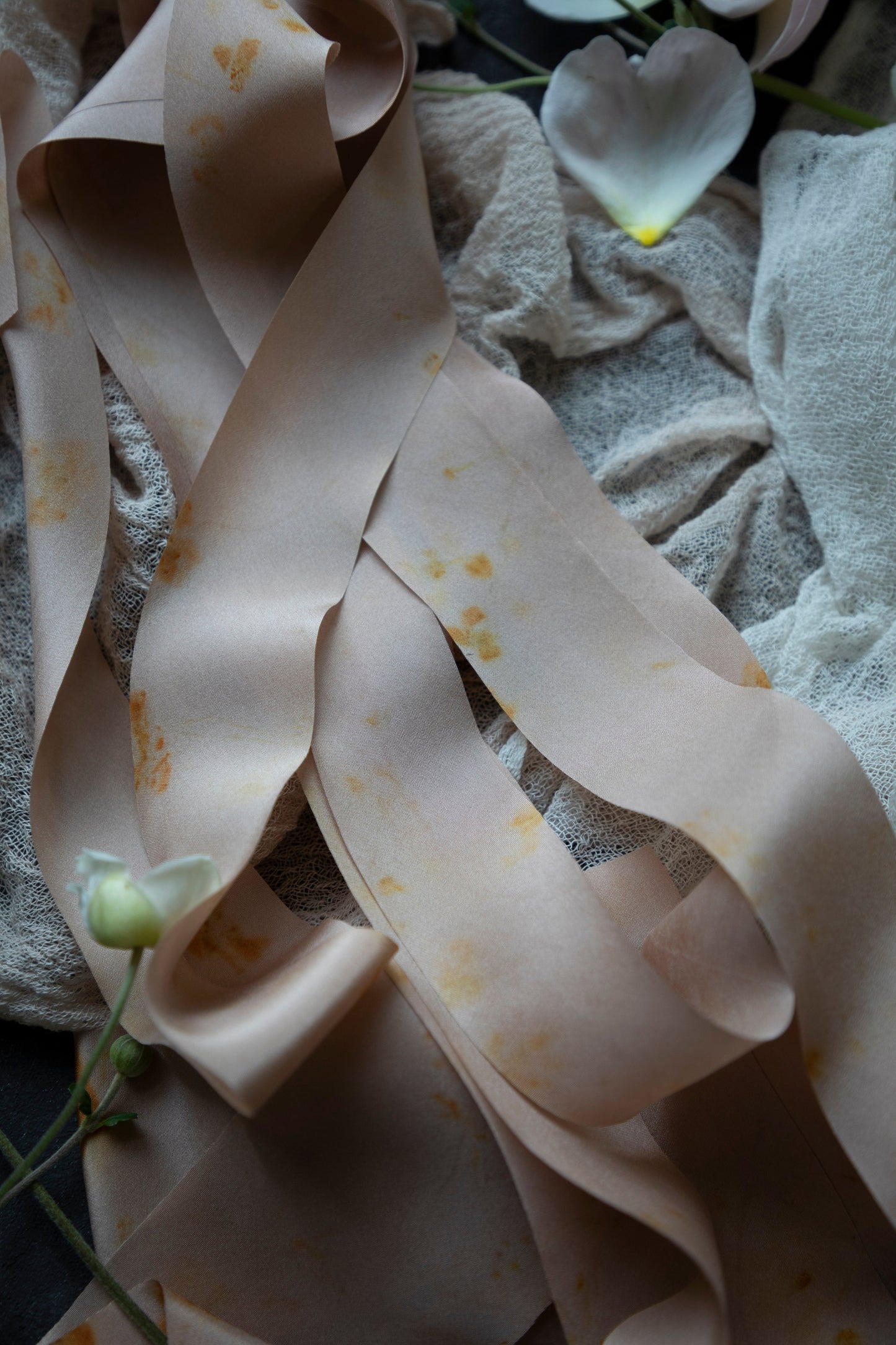 LIMITED EDITION | Original Eco-Print No. 123 Silk Ribbon