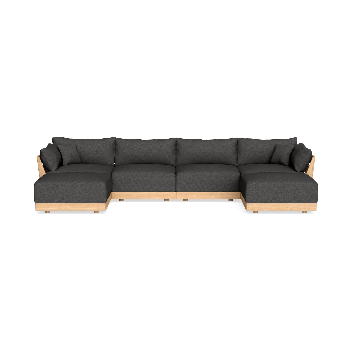 Slipcover Only - Modular Bondi 4-Seater U-Sectional in Graphite