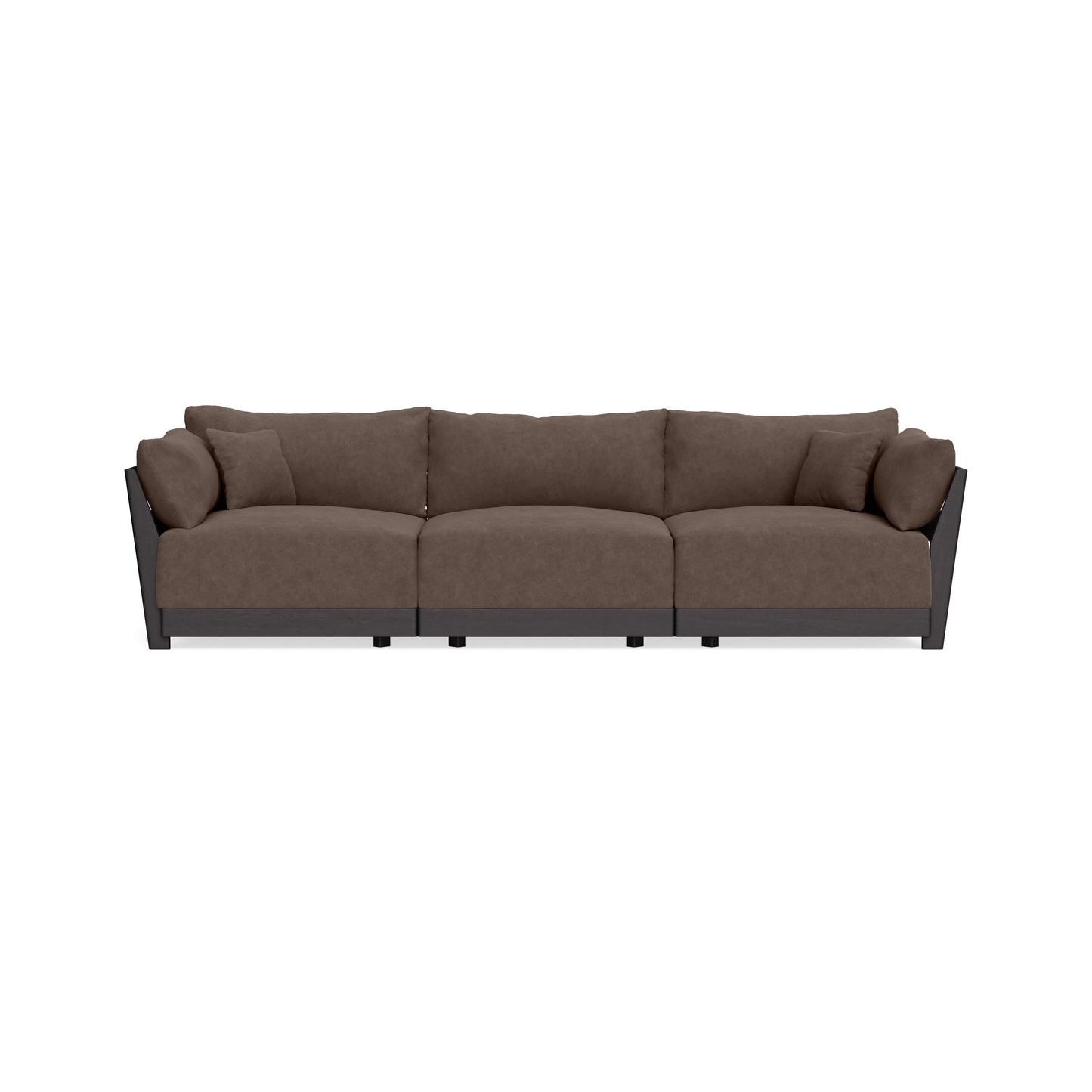 Modular Bondi Black 3-Seater Sofa in Chocolate | Classic Blend