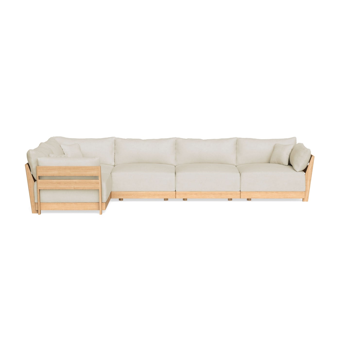 Slipcover Only - Modular Bondi 5-Seater L-Sectional in Mascarpone