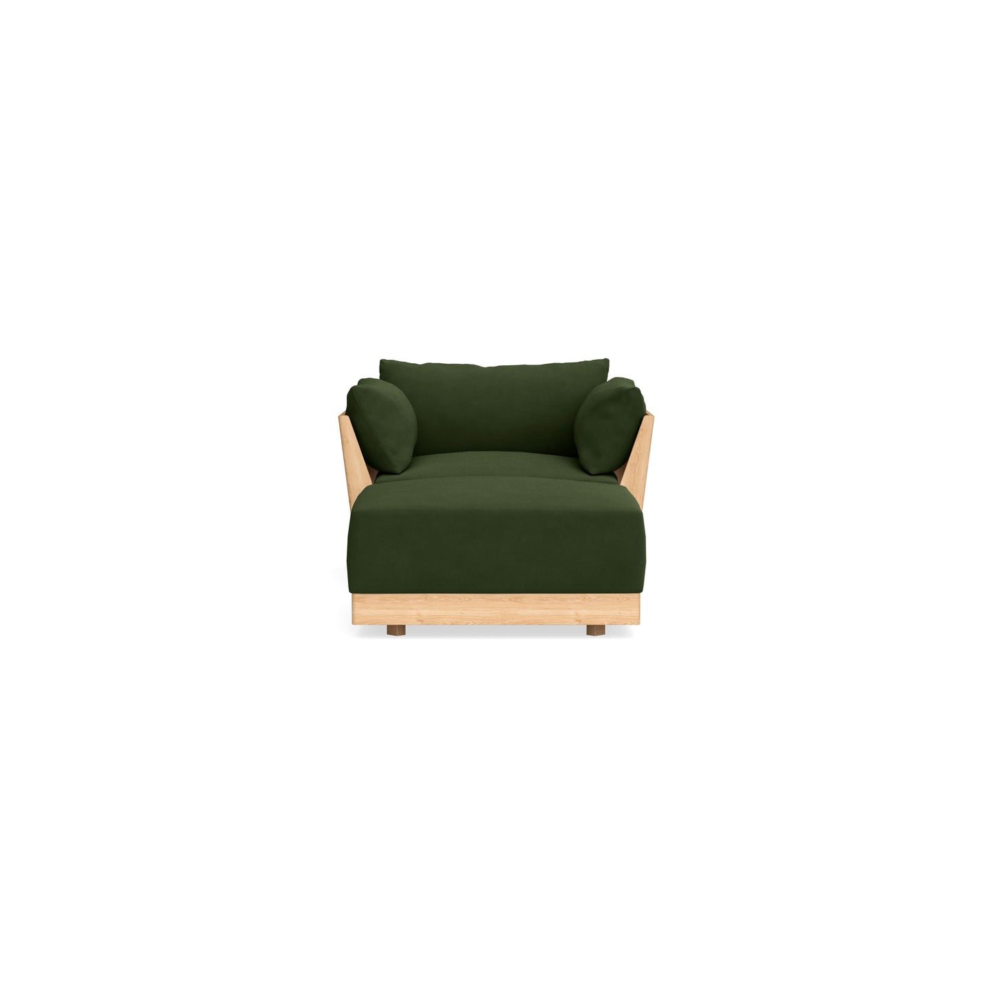 Slipcover Only - Modular Bondi Armchair + Ottoman in Tuscan Green