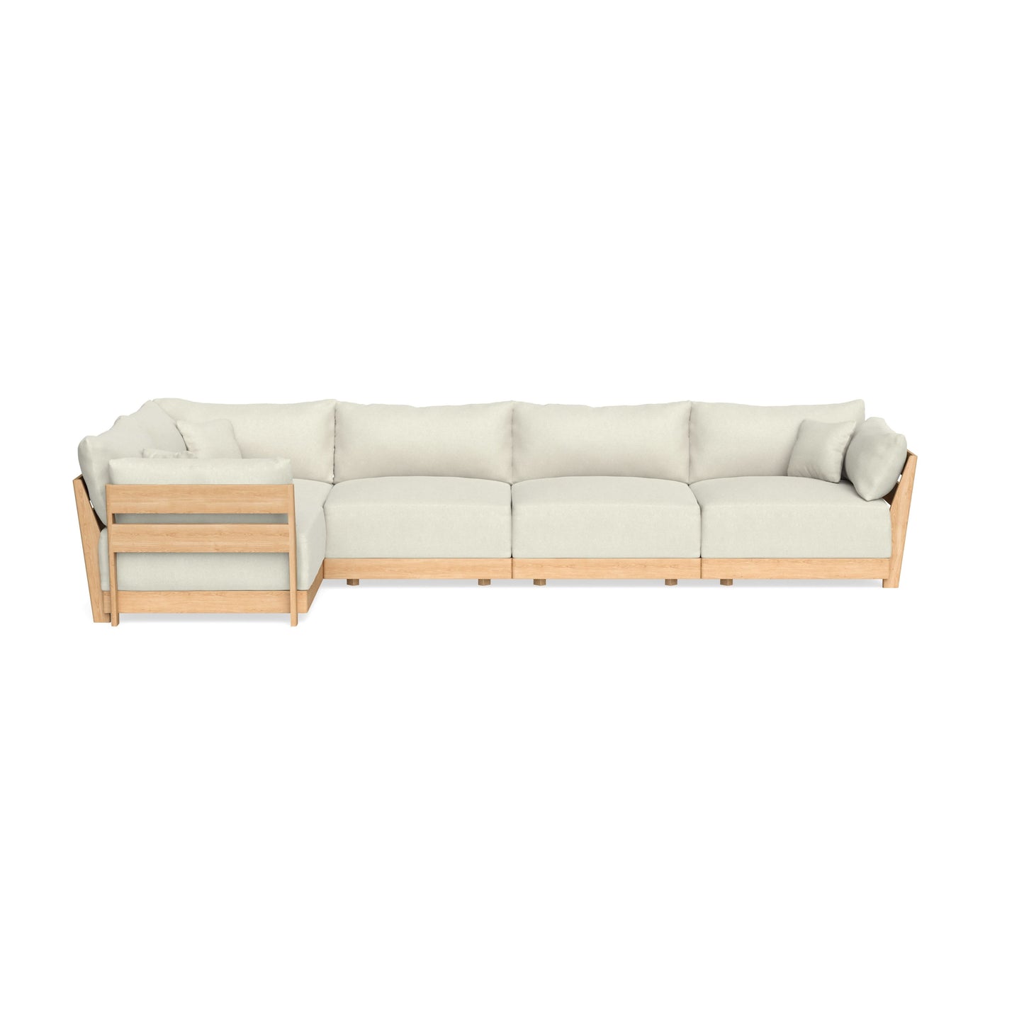 Slipcover Only - Modular Bondi 5-Seater L-Sectional in Eggshell