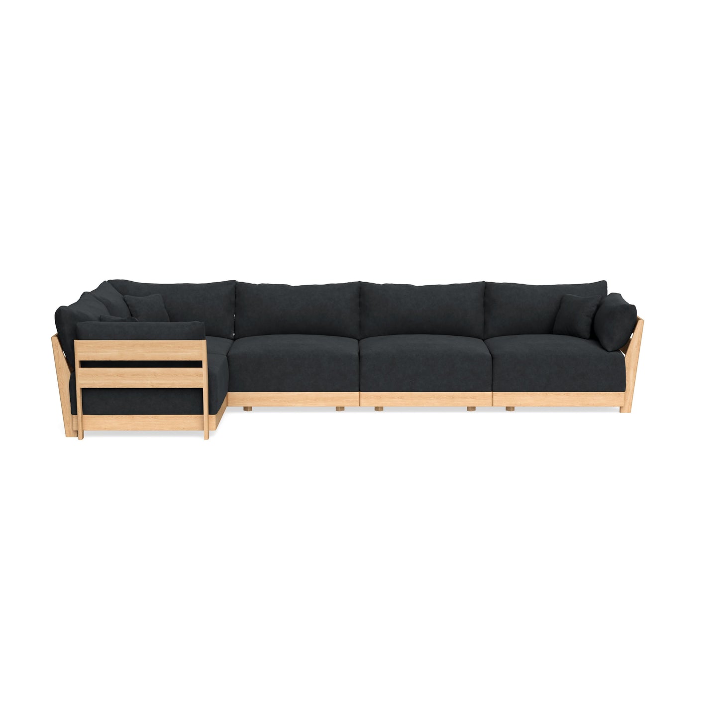 Slipcover Only - Modular Bondi 5-Seater L-Sectional in Coal