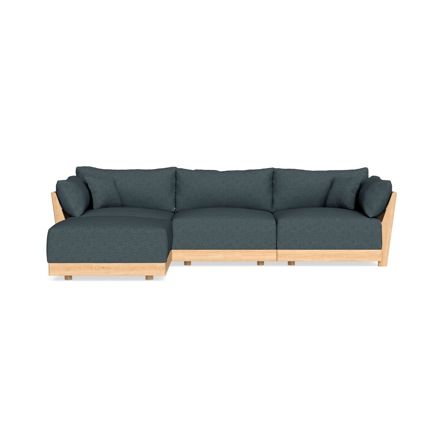 Slipcover Only - Modular Bondi 3-Seater Sectional in Ocean Gray