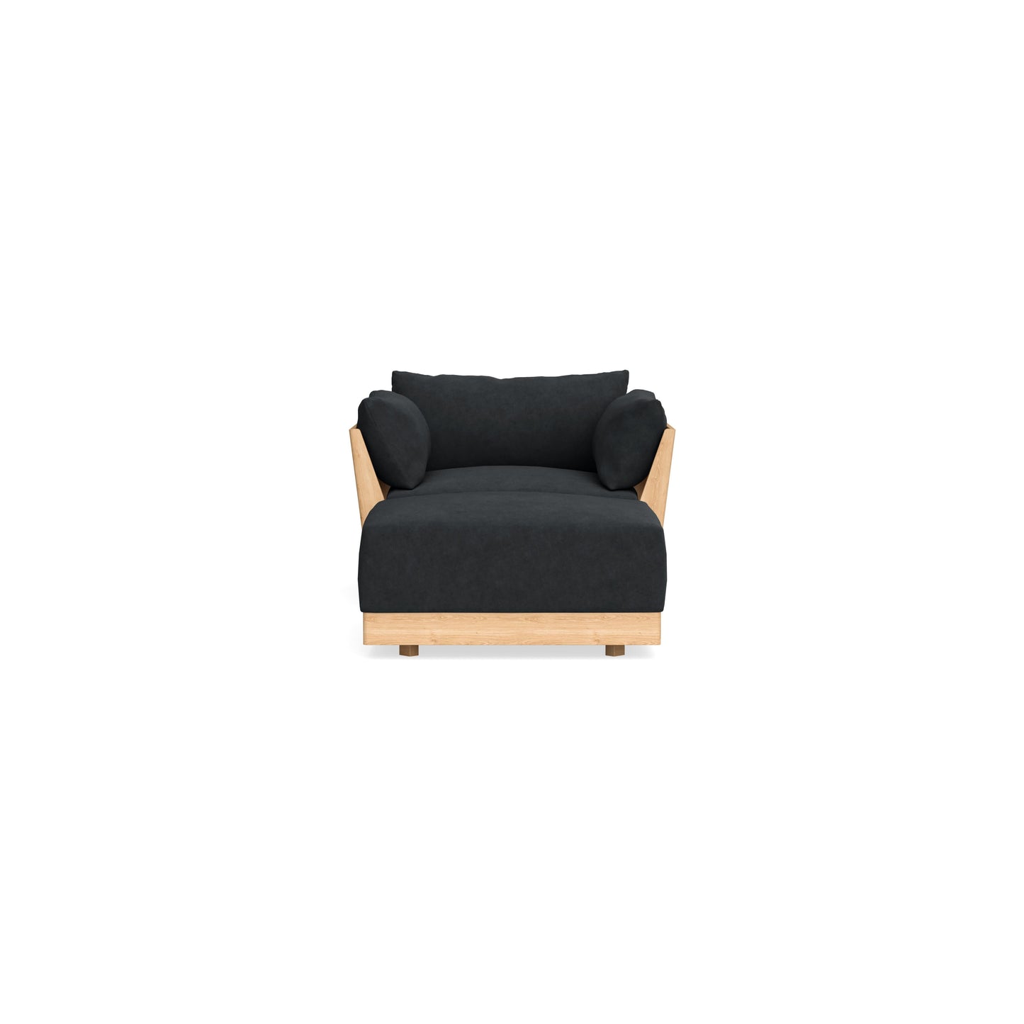 Slipcover Only - Modular Bondi Armchair + Ottoman in Coal