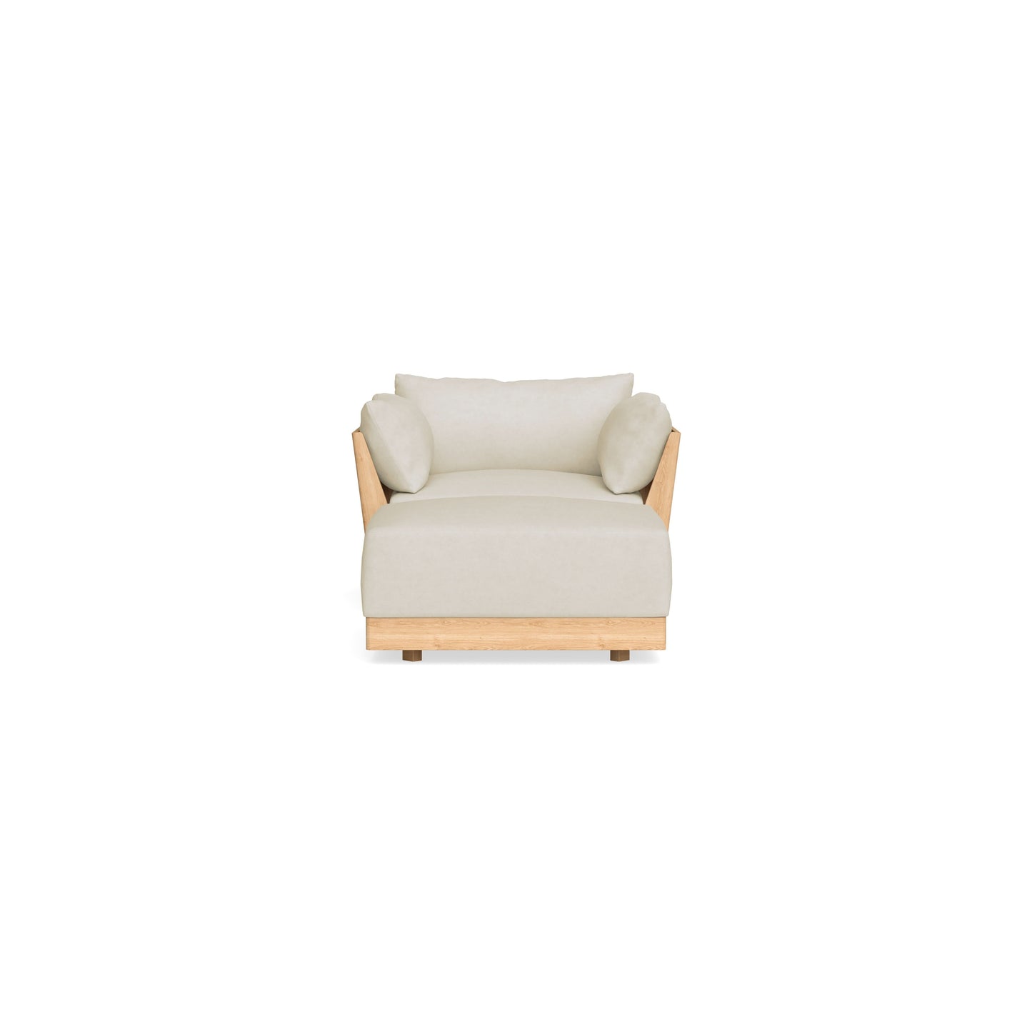 Slipcover Only - Modular Bondi Armchair + Ottoman in Mascarpone