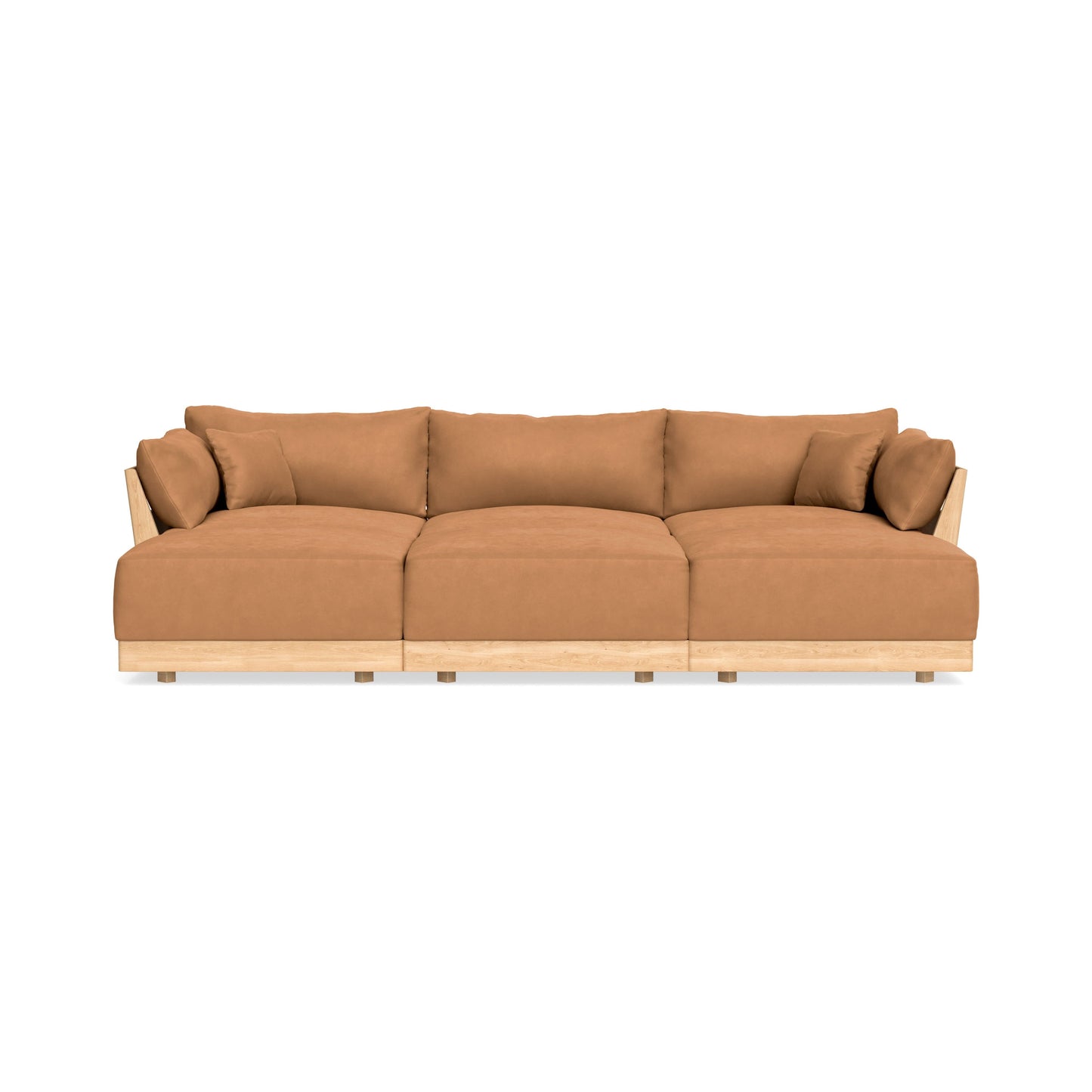 Slipcover Only - Modular Bondi 3-Seater Daybed Sofa Sectional in Cheddar