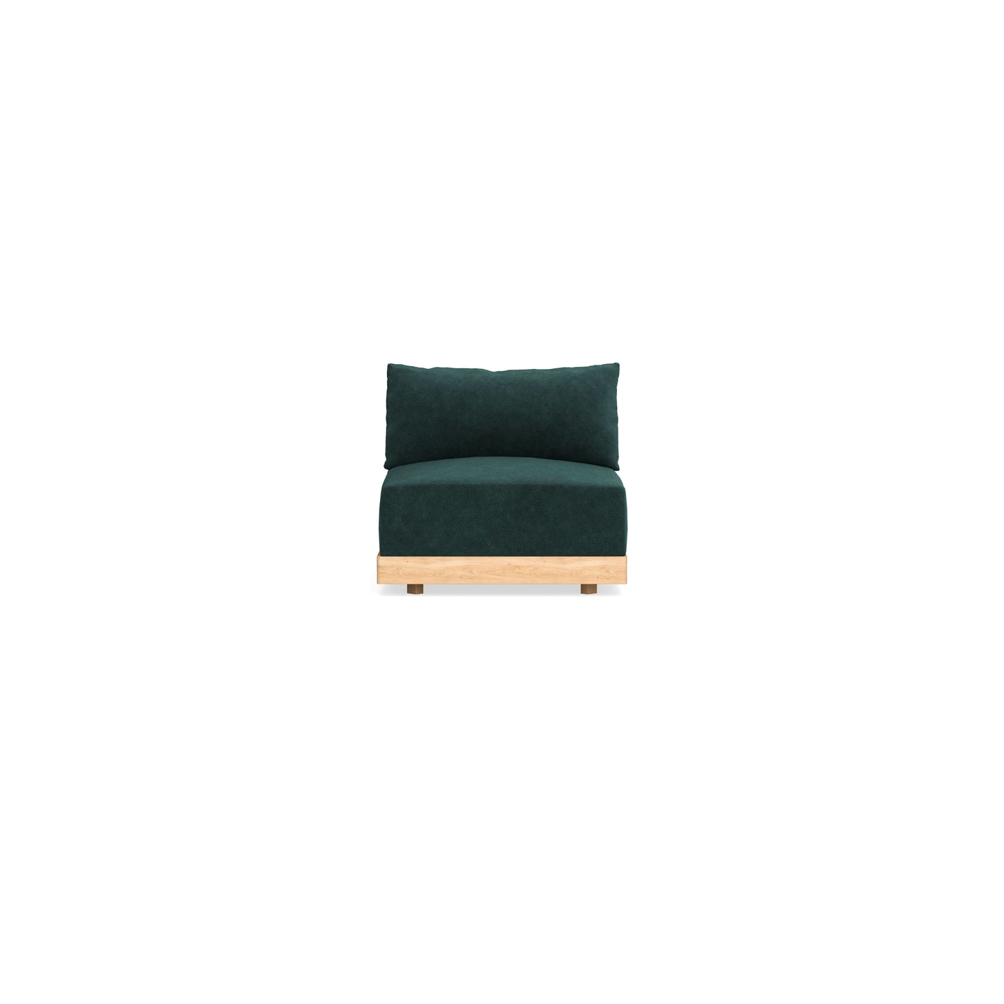 Slipcover Only - Modular Bondi Armless Chair in Harbor Blue
