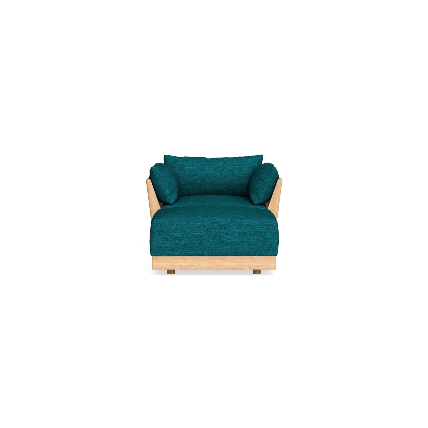 Slipcover Only - Modular Bondi Armchair + Ottoman in Marine Teal
