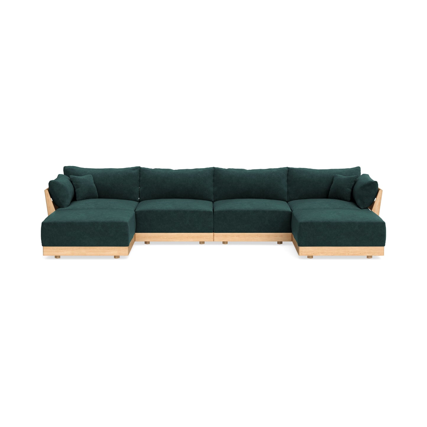 Slipcover Only - Modular Bondi 4-Seater U-Sectional in Harbor Blue