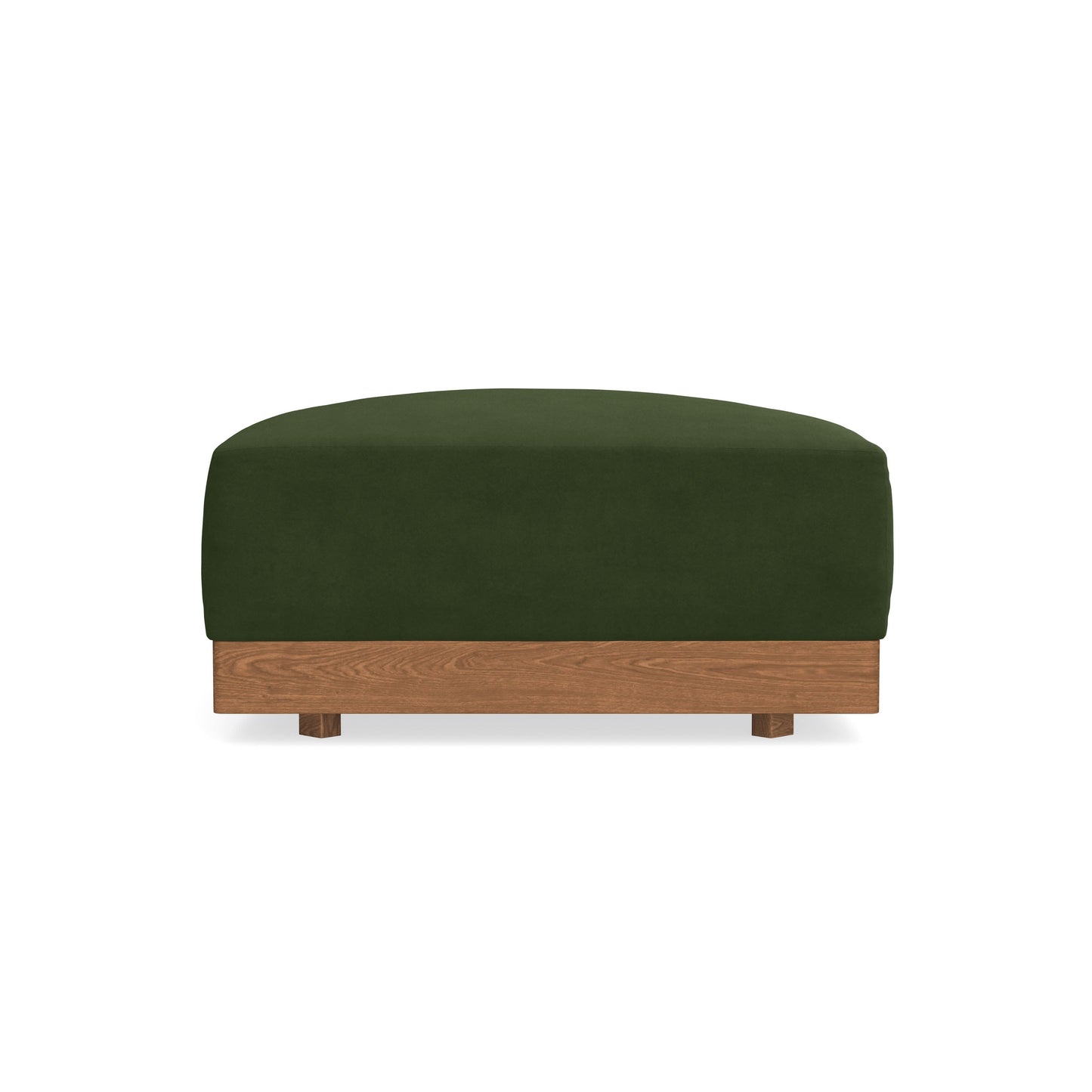 Modular Bondi Espresso Ottoman in Tuscan Green | Classic Blend