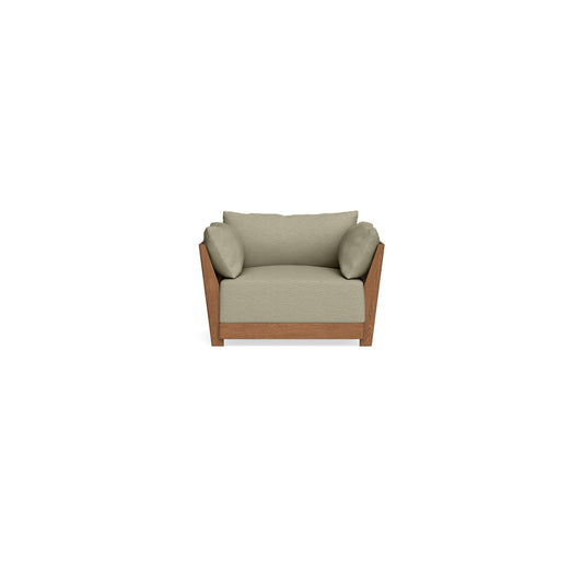 Modular Bondi Espresso Armchair in Cappuccino | Memory Foam Blend