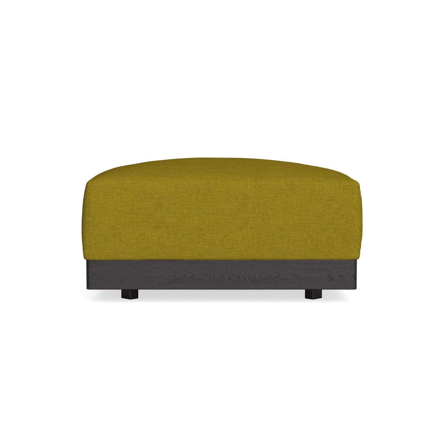 Modular Bondi Black Ottoman in Olive Green | Classic Blend