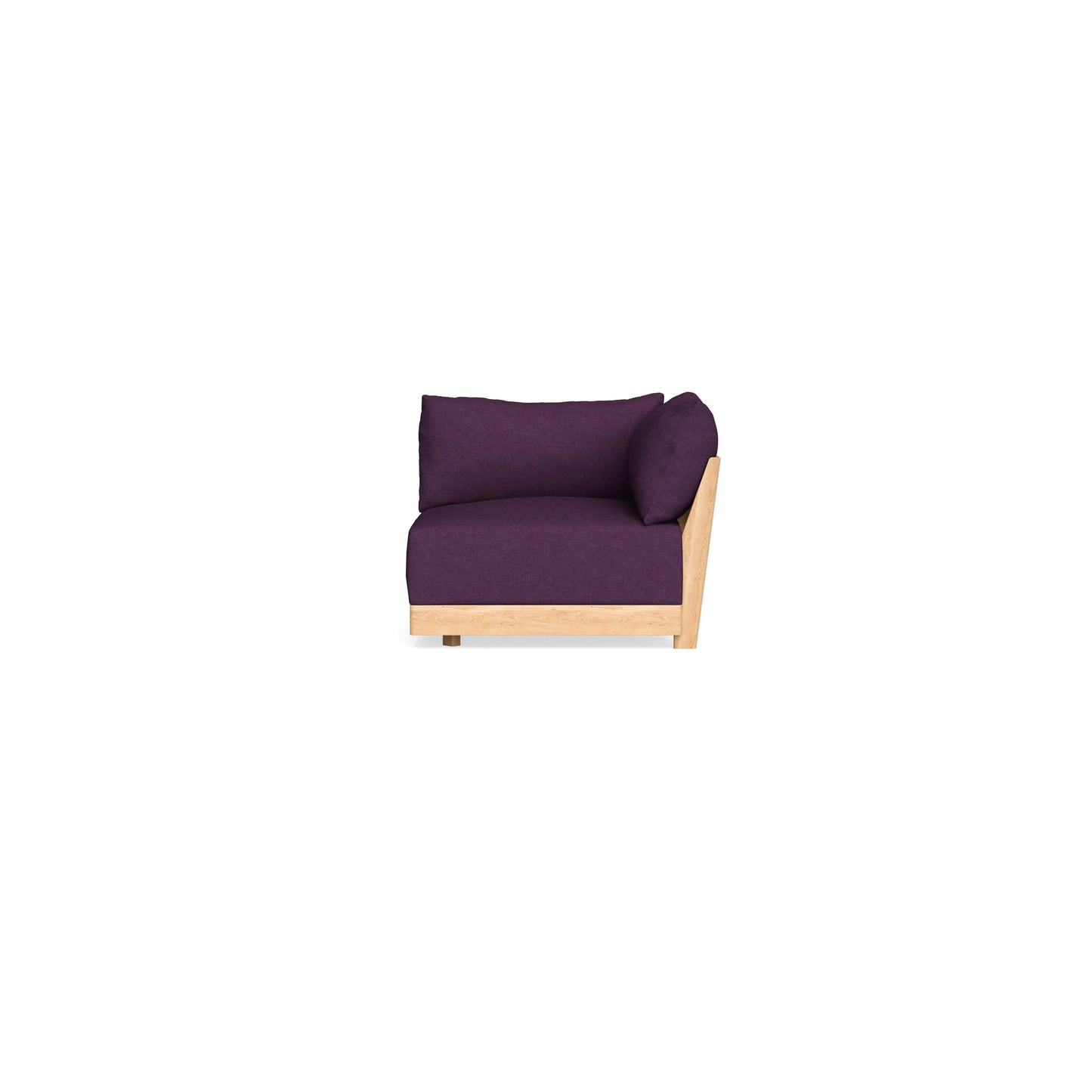 Slipcover Only - Modular Bondi Corner Chair in Aubergine