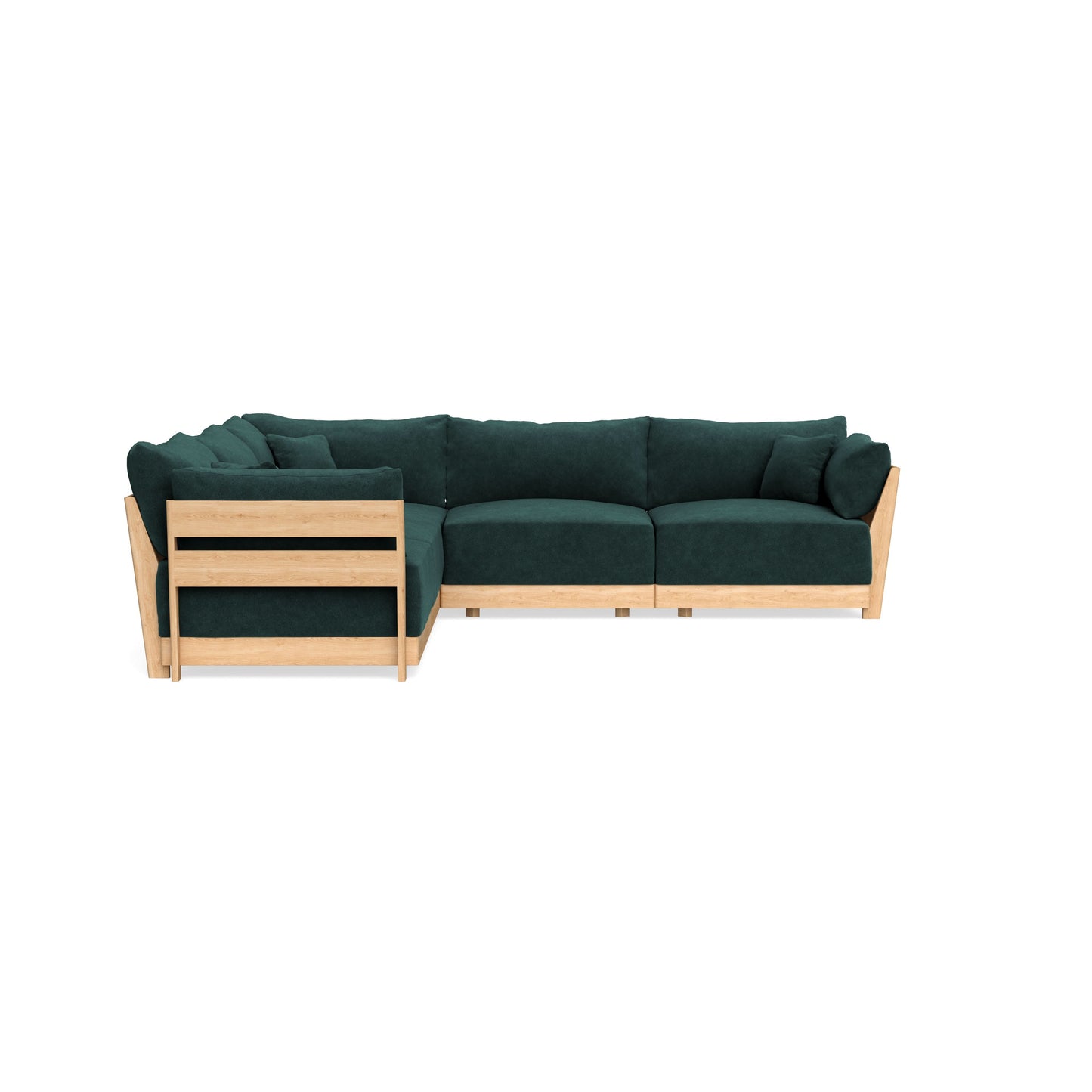Slipcover Only - Modular Bondi 5-Seater Corner Sectional in Harbor Blue