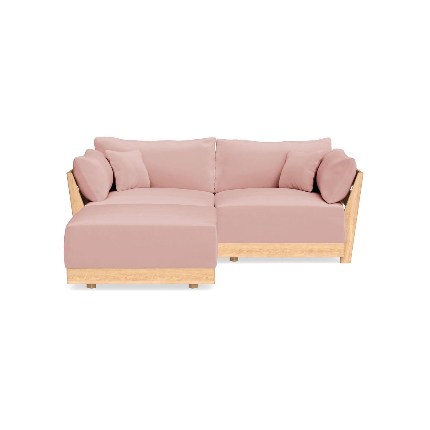 Slipcover Only - Modular Bondi 2-Seater Sectional in Powder Pink