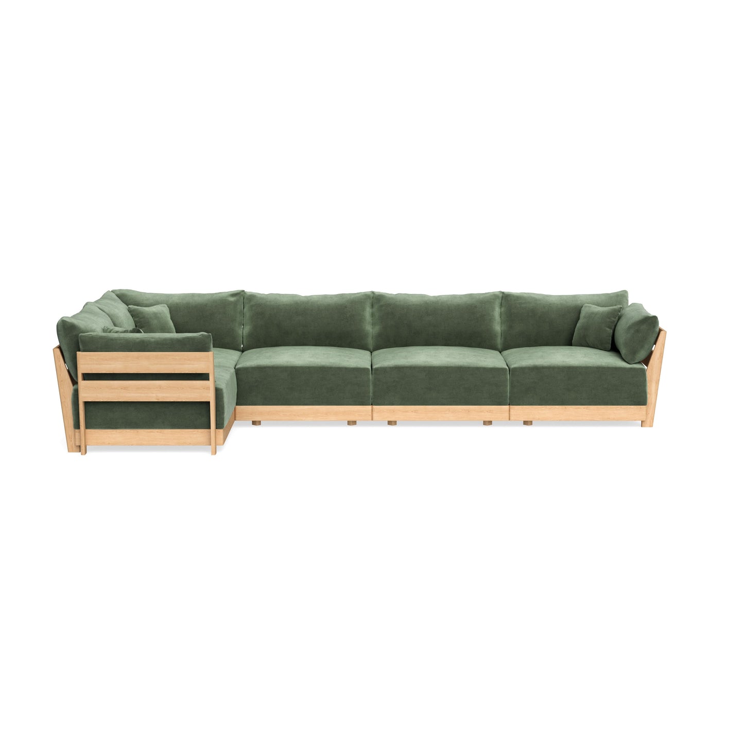 Slipcover Only - Modular Bondi 5-Seater L-Sectional in Rosemary