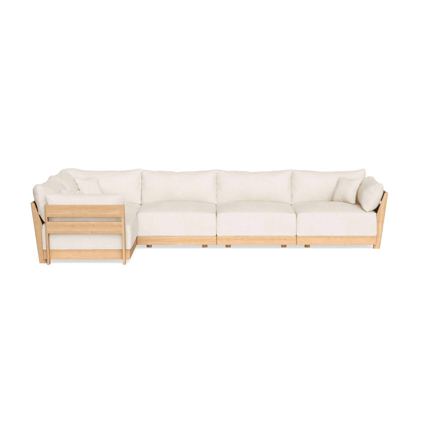 Slipcover Only - Modular Bondi 5-Seater L-Sectional in Powder