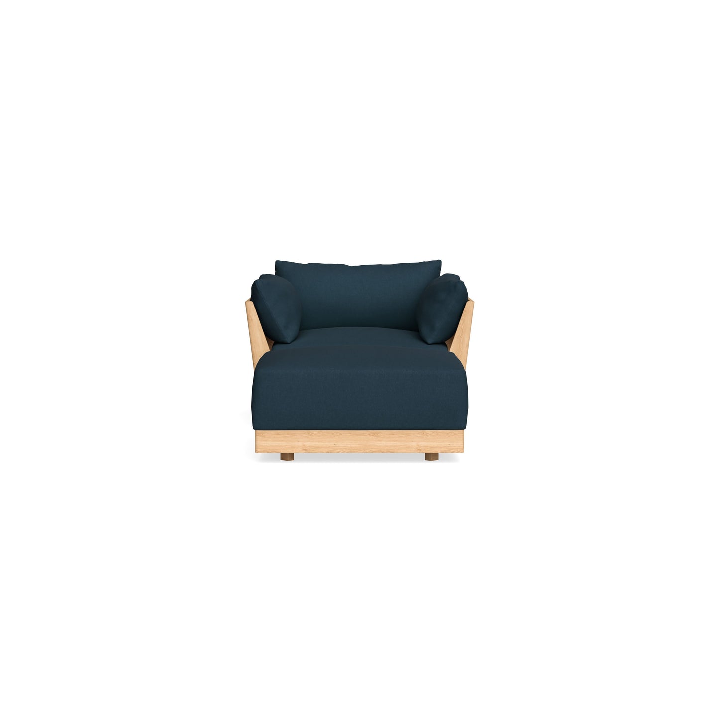 Slipcover Only - Modular Bondi Armchair + Ottoman in Navy Blue