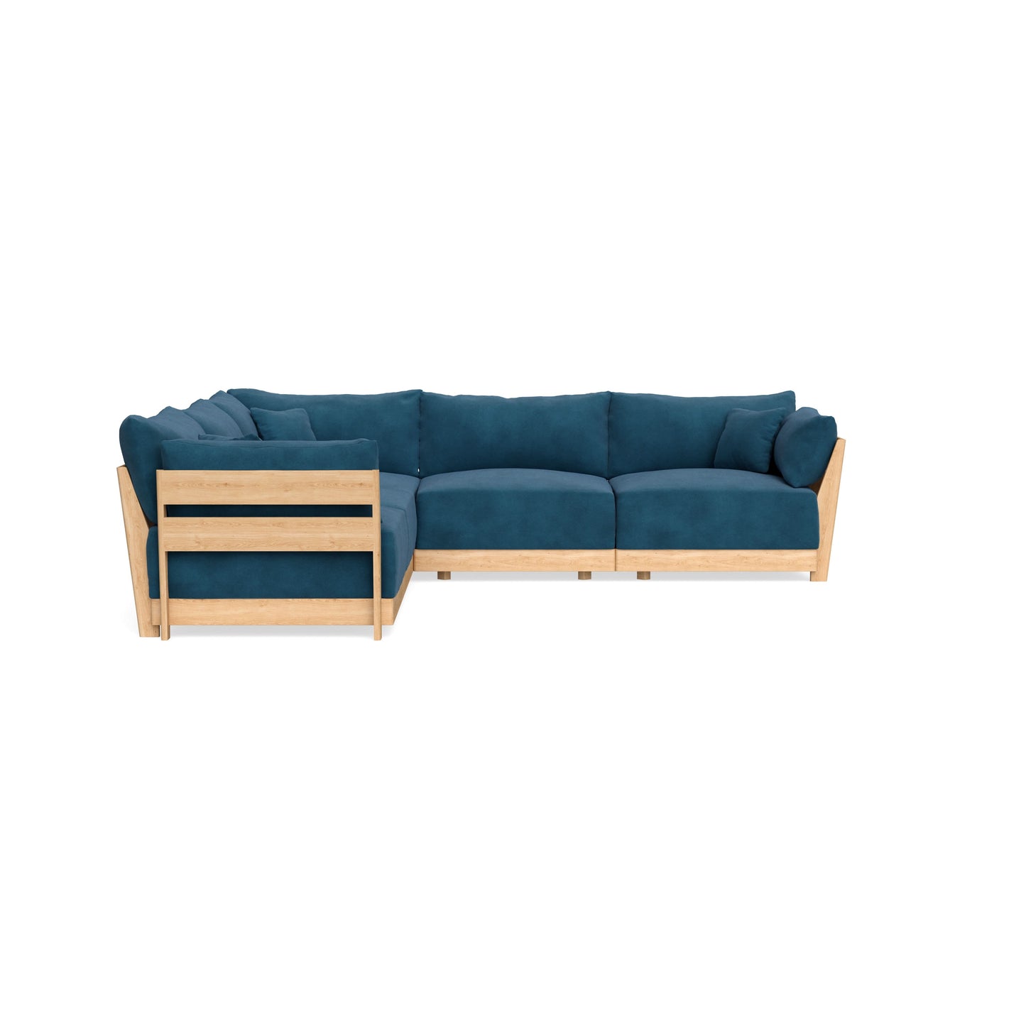 Slipcover Only - Modular Bondi 5-Seater Corner Sectional in Commodore Blue