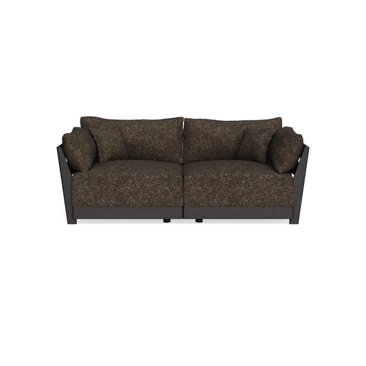 Modular Bondi Black 2-Seater Sofa in Phantom | Classic Blend