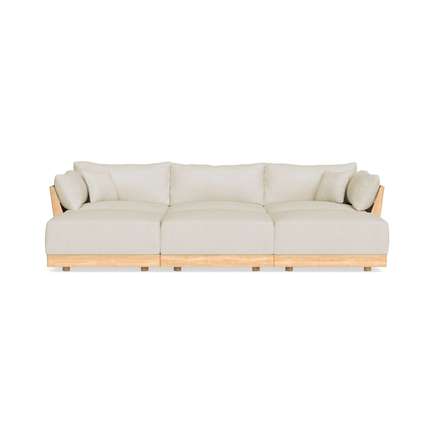 Slipcover Only - Modular Bondi 3-Seater Daybed Sofa Sectional in Mascarpone
