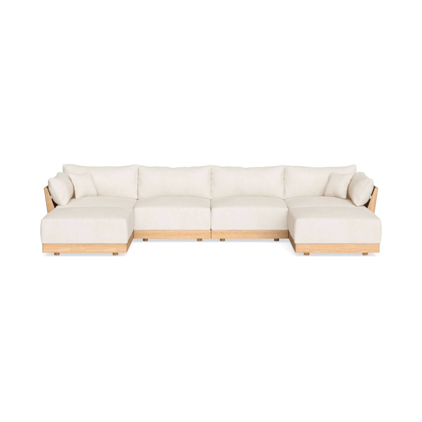 Slipcover Only - Modular Bondi 4-Seater U-Sectional in Powder