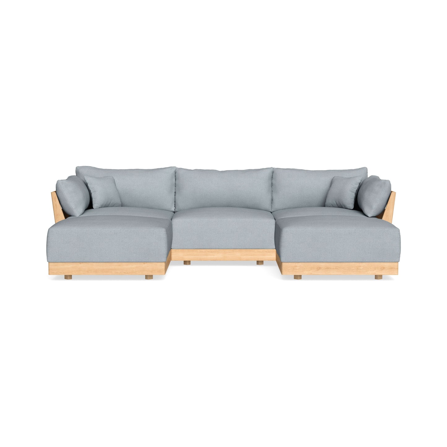 Slipcover Only - Modular Bondi 3-Seater U-Sectional in Ash