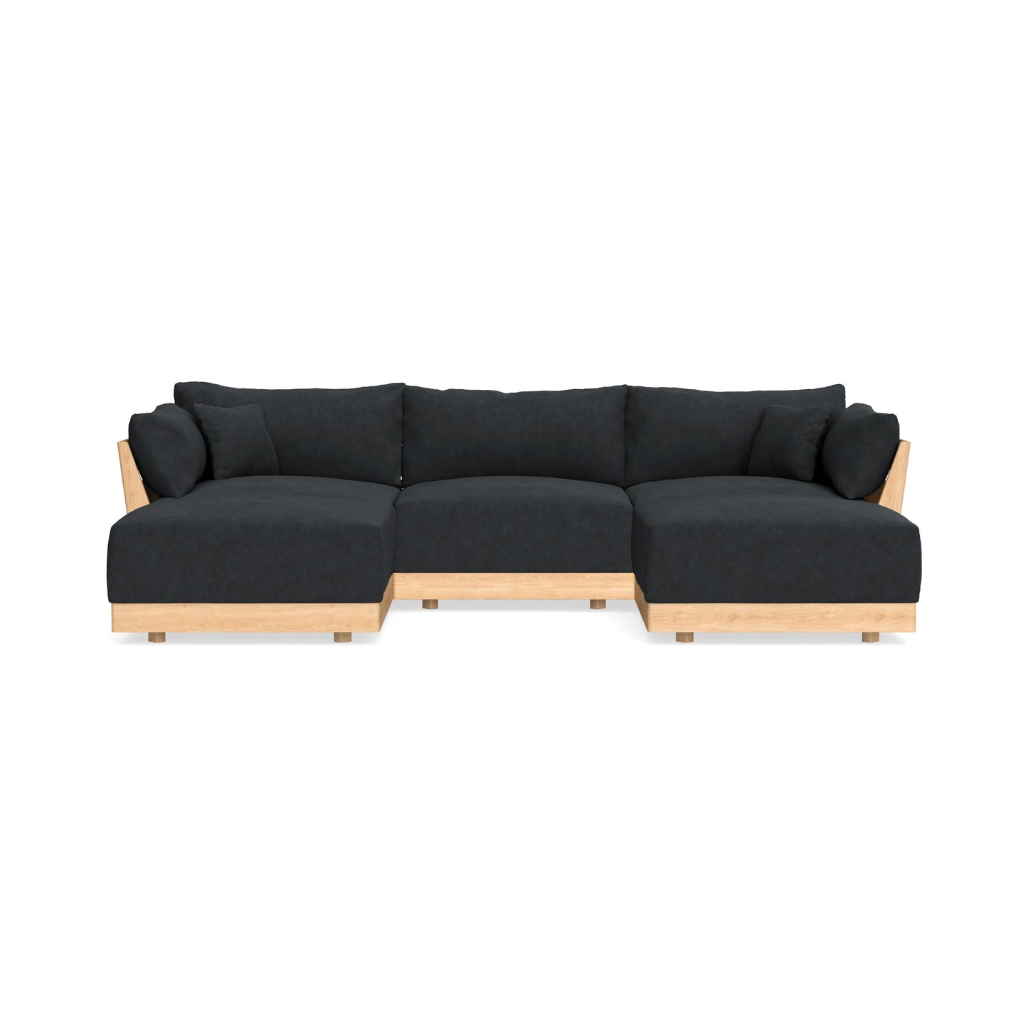 Slipcover Only - Modular Bondi 3-Seater U-Sectional in Coal