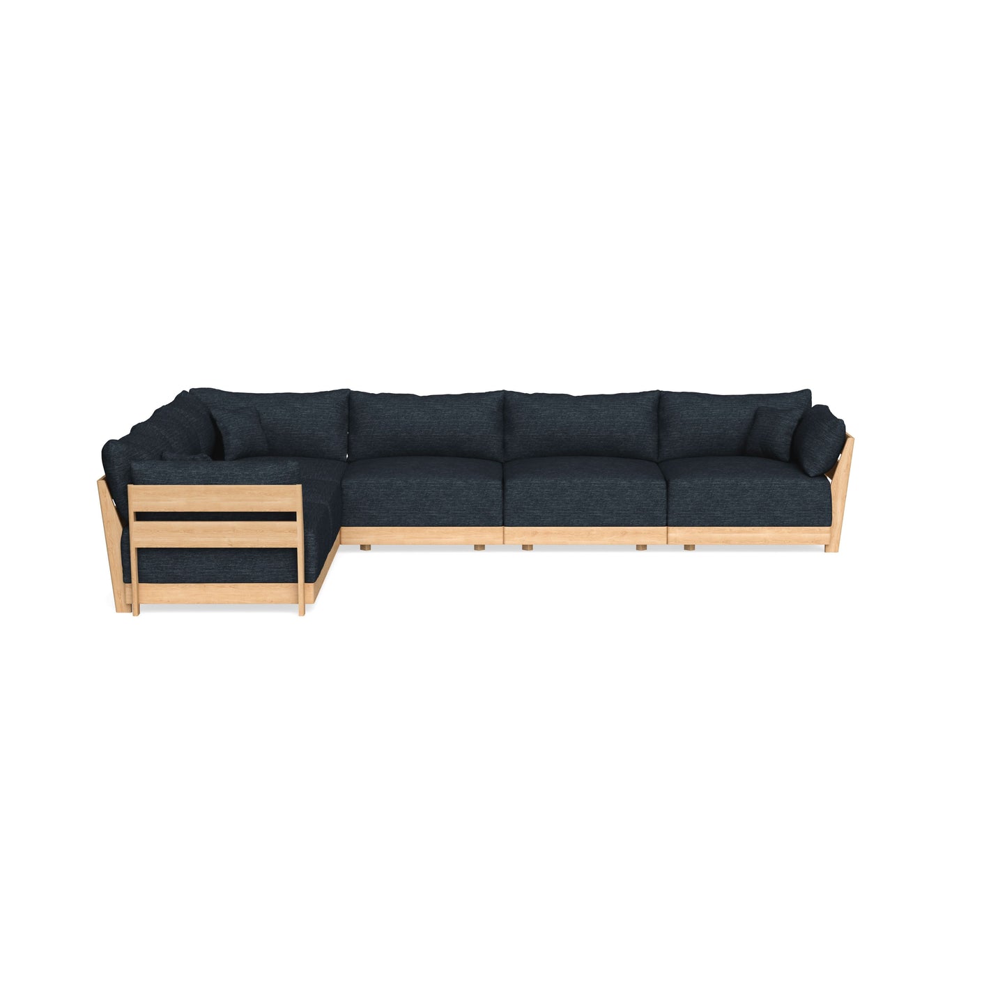 Slipcover Only - Modular Bondi 6-Seater Corner Sectional in Baltic Blue