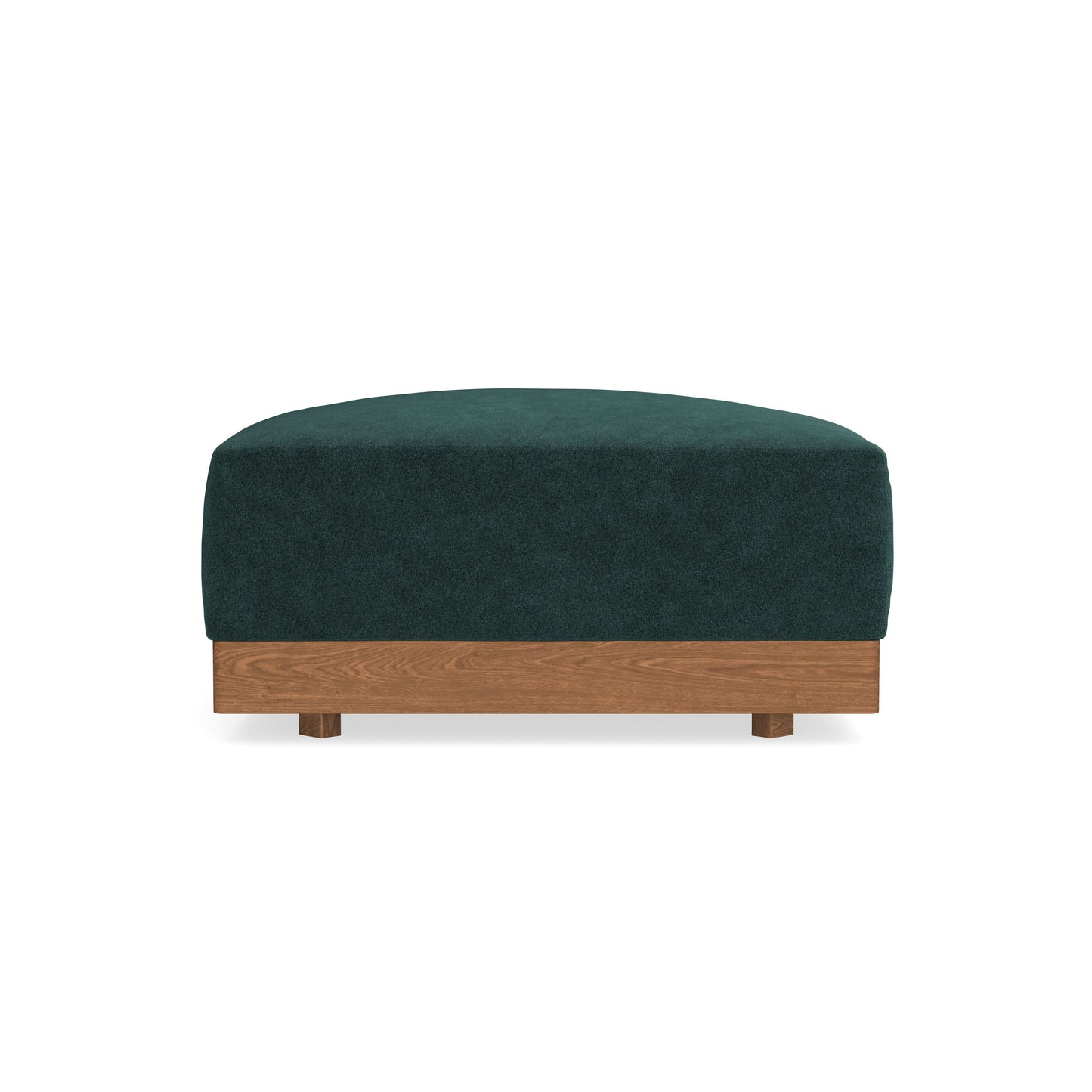 Modular Bondi Espresso Ottoman in Harbor Blue | Classic Blend