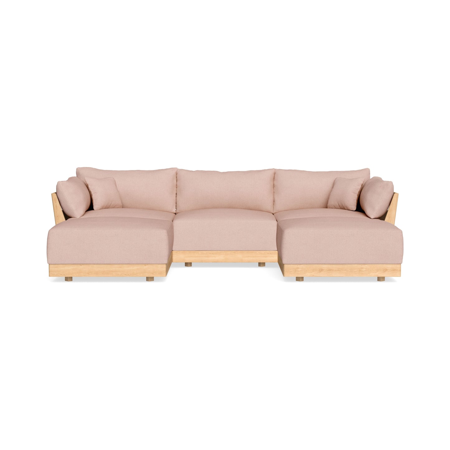 Slipcover Only - Modular Bondi 3-Seater U-Sectional in Rose Quartz