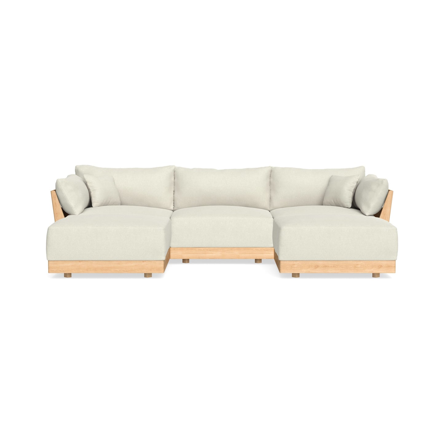 Slipcover Only - Modular Bondi 3-Seater U-Sectional in Eggshell