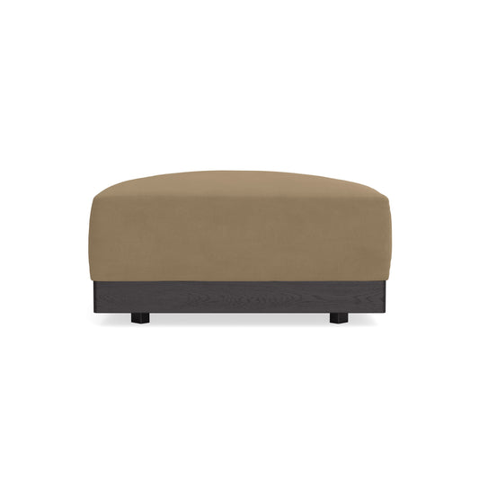 Modular Bondi Black Ottoman in Macchiato | Memory Foam Blend