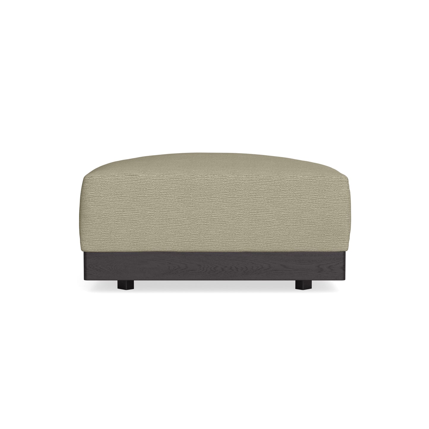 Modular Bondi Black Ottoman in Cappuccino | Memory Foam Blend