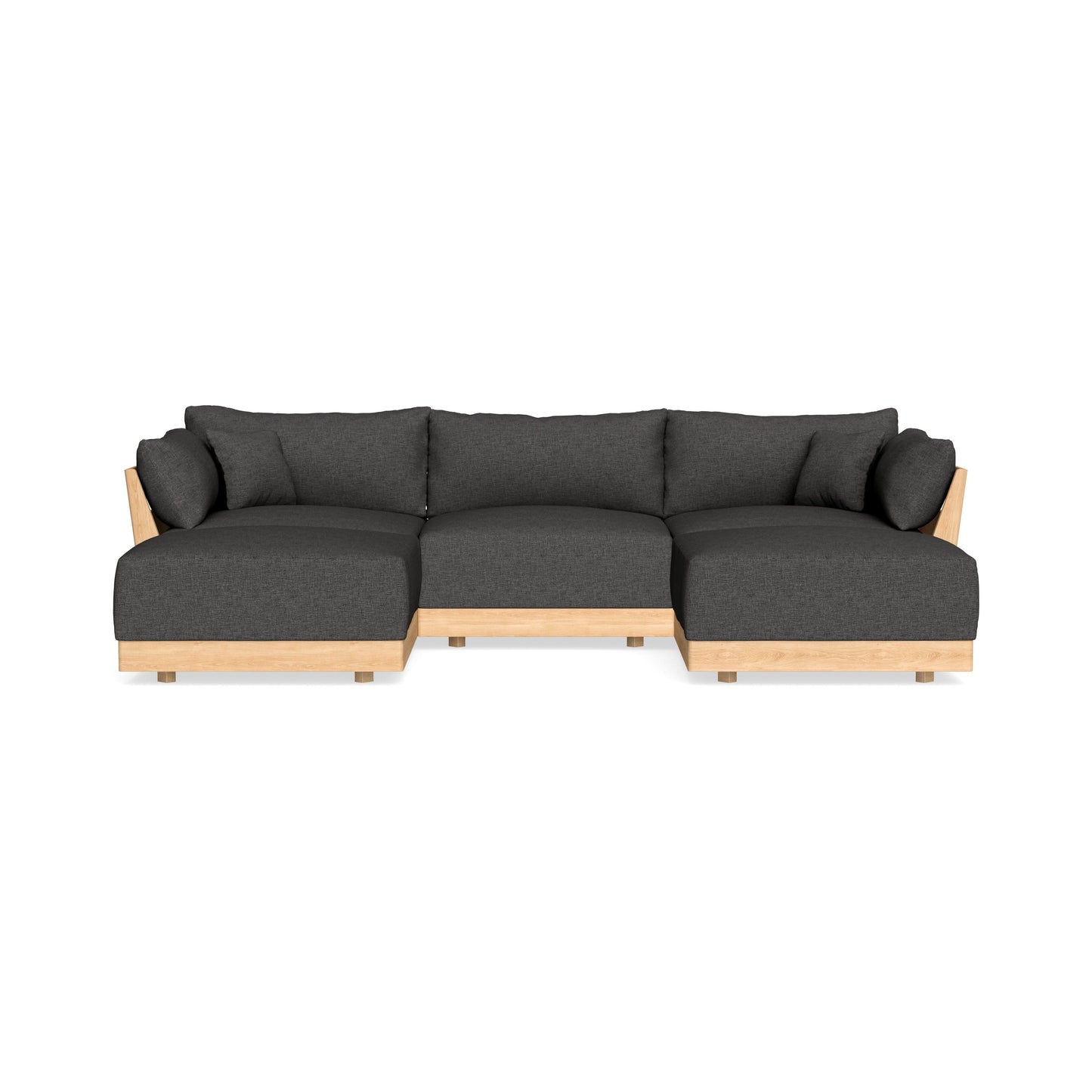 Slipcover Only - Modular Bondi 3-Seater U-Sectional in Graphite