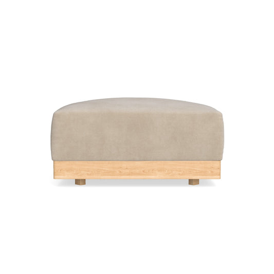 Modular Bondi Latte Ottoman in Oyster | Classic Blend