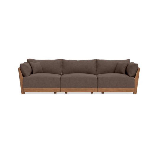 Modular Bondi Espresso 3-Seater Sofa in Chocolate | Classic Blend