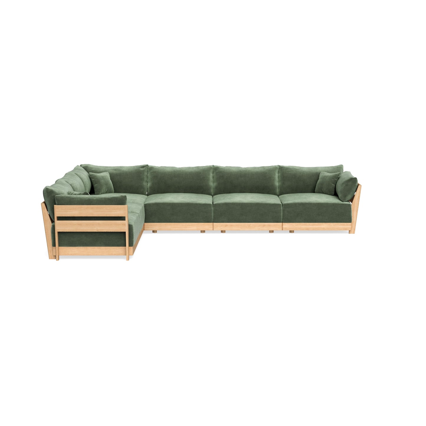 Slipcover Only - Modular Bondi 6-Seater Corner Sectional in Rosemary